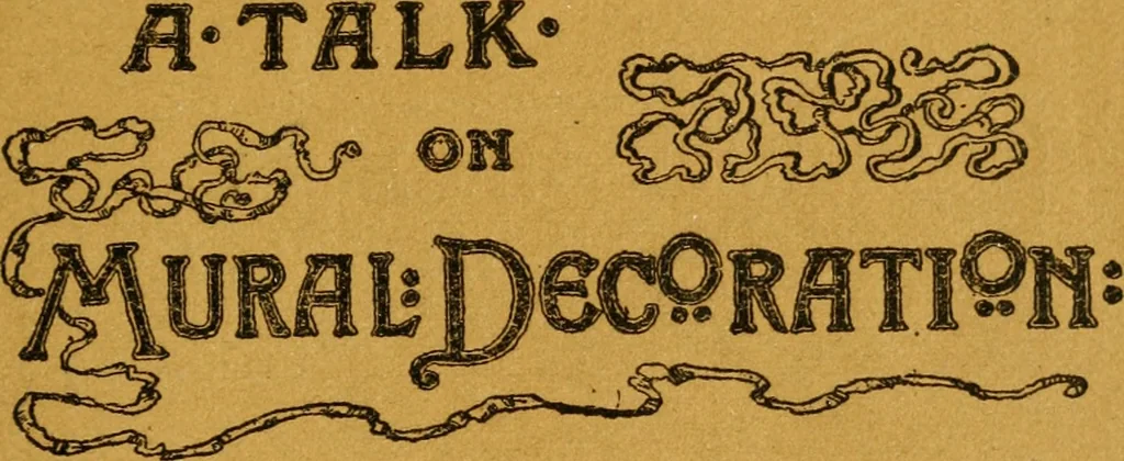 An illustration from Art in decoration; some modern examples with illustrations, 1889, leaf 4