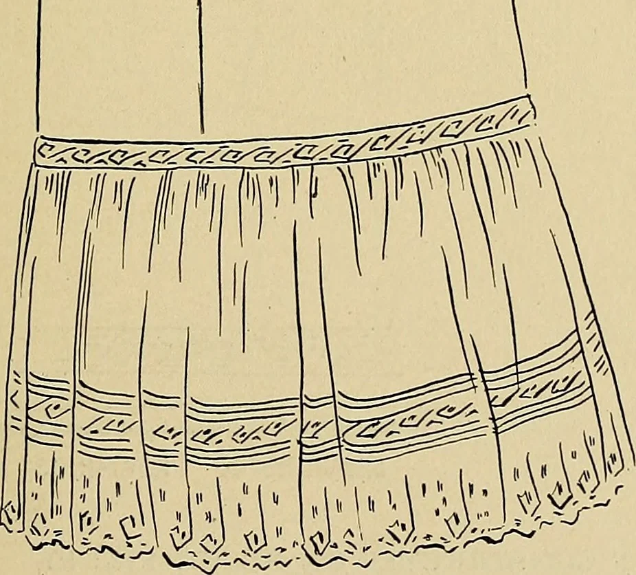 An illustration from Art in dress, 1916, leaf 14