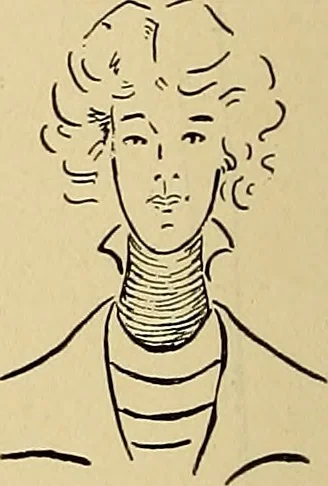 An illustration from Art in dress, 1916, leaf 17