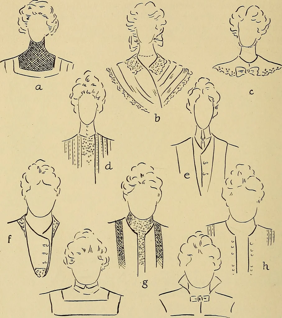 An illustration from Art in dress, 1916, leaf 19