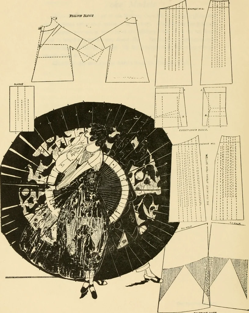 An illustration from Art in dress, 1922, leaf 161