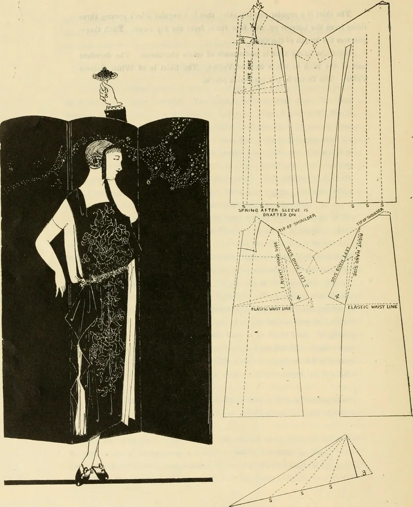An illustration from Art in dress, 1922, leaf 75