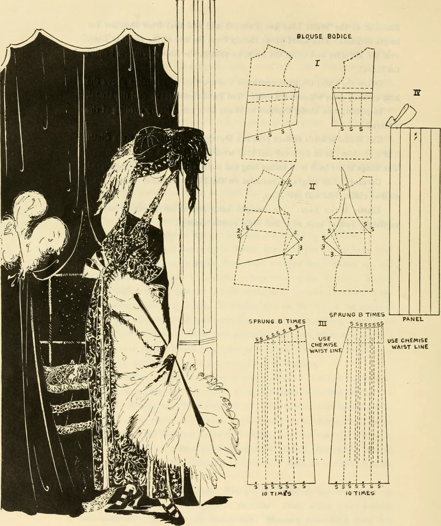 An illustration from Art in dress, 1922, leaf 91