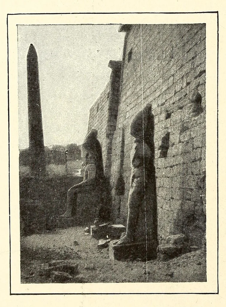 An illustration from Art in Egypt, 1912, leaf 156