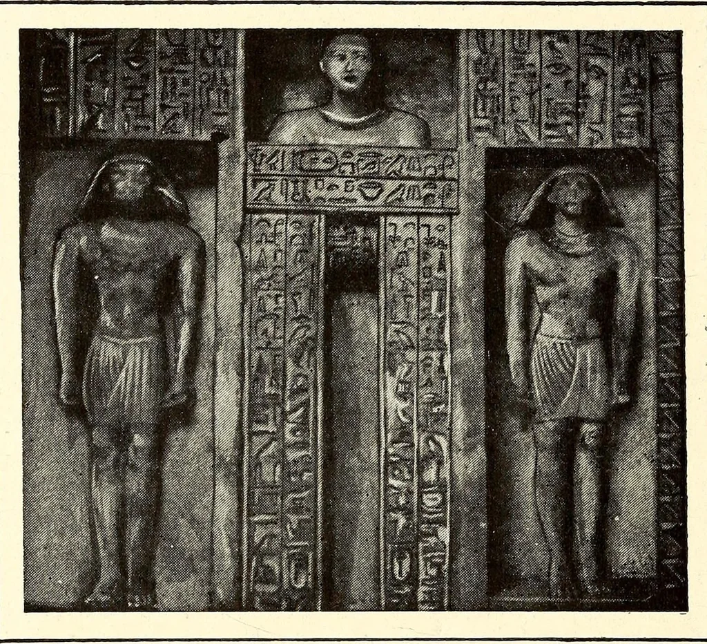 An illustration from Art in Egypt, 1912, leaf 58
