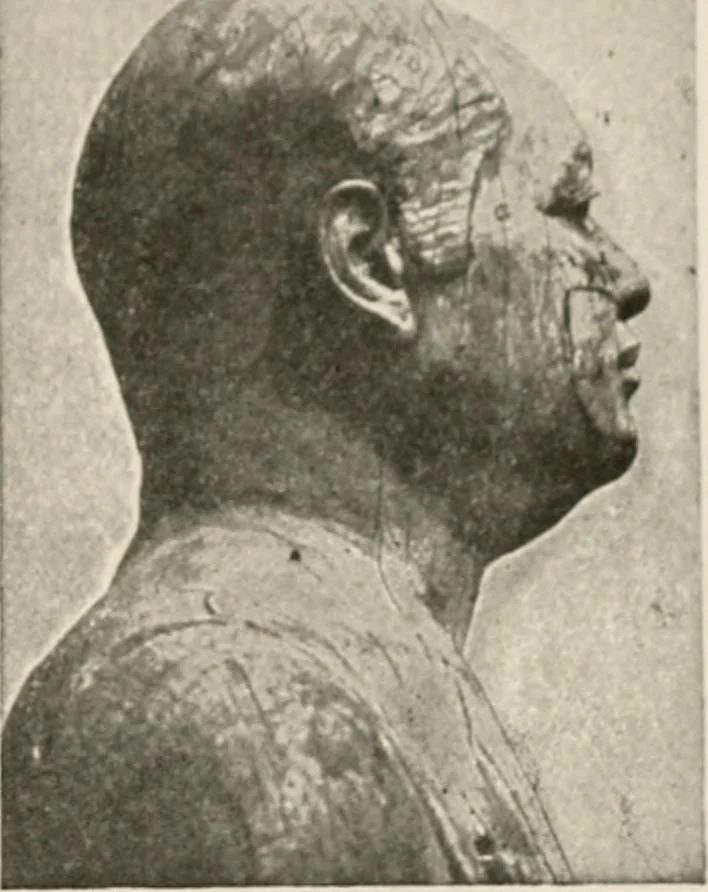 An illustration from Art in Egypt, 1912, leaf 100
