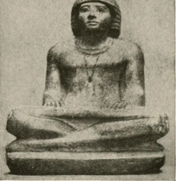 An illustration from Art in Egypt, 1912, leaf 104