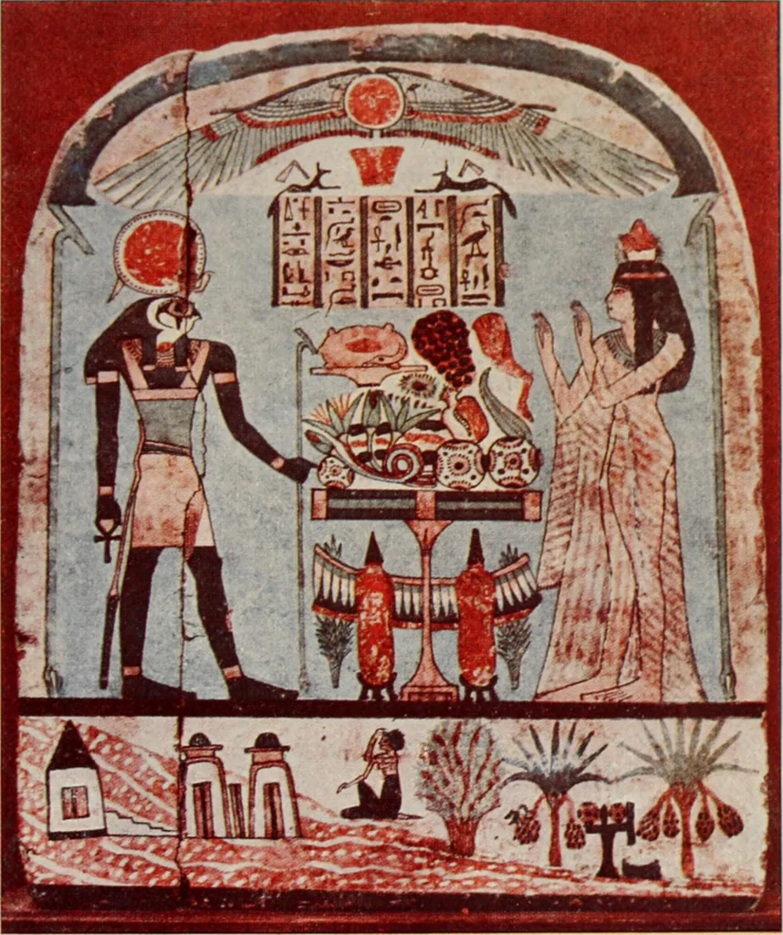 An illustration from Art in Egypt, 1912, leaf 106