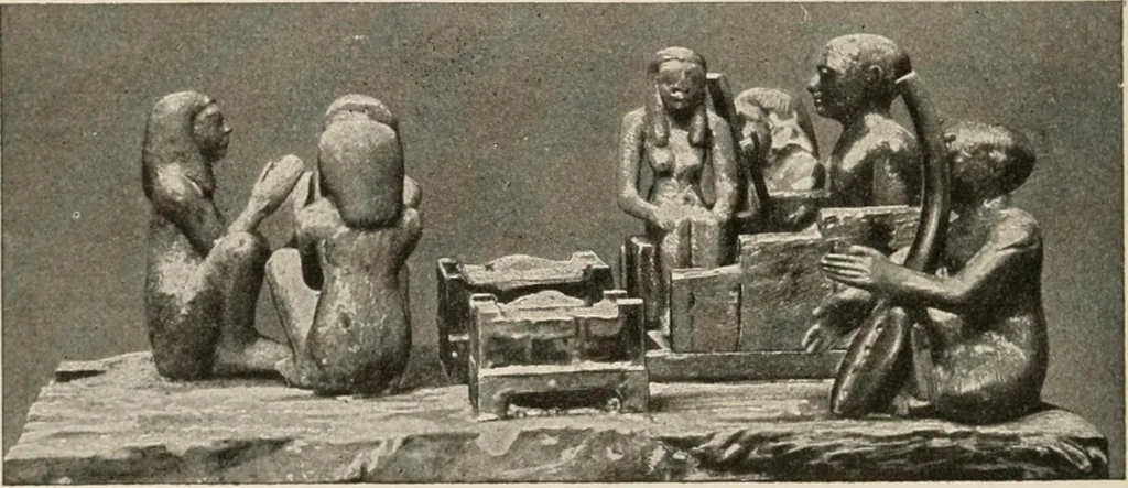 An illustration from Art in Egypt, 1912, leaf 109
