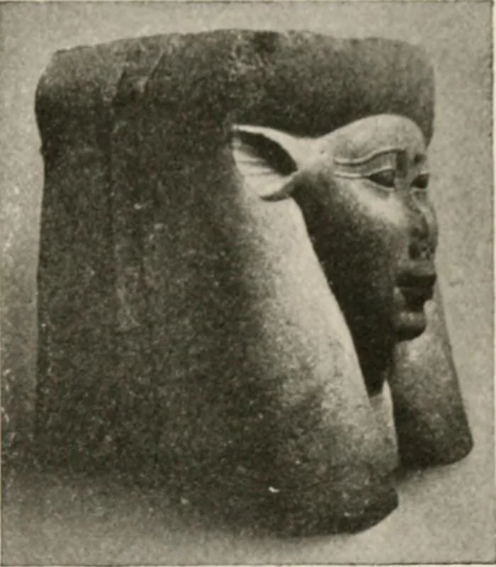 An illustration from Art in Egypt, 1912, leaf 116