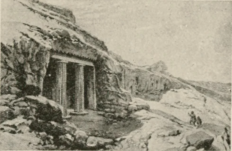 An illustration from Art in Egypt, 1912, leaf 120