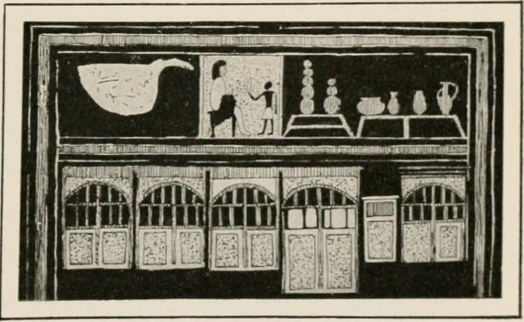 An illustration from Art in Egypt, 1912, leaf 122