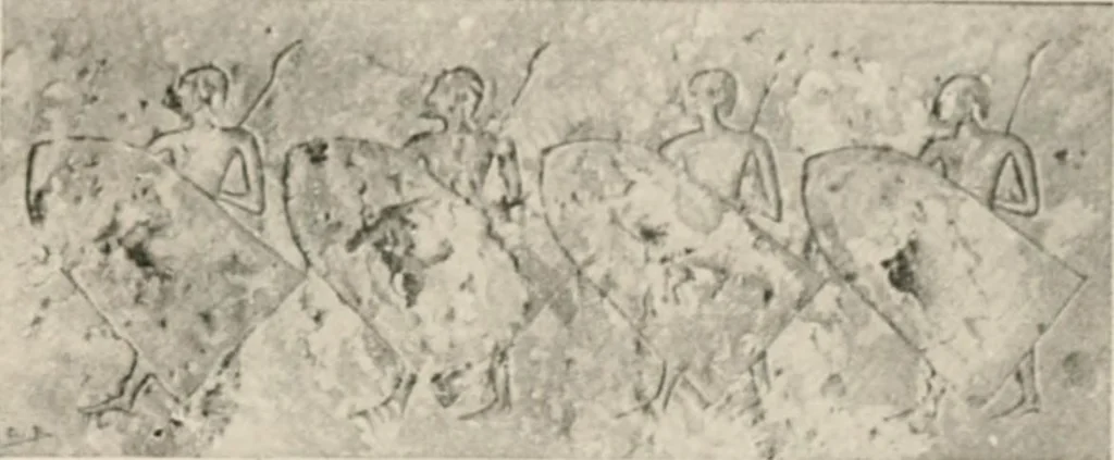 An illustration from Art in Egypt, 1912, leaf 124