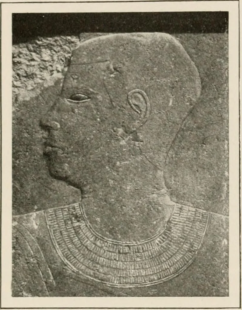 An illustration from Art in Egypt, 1912, leaf 127