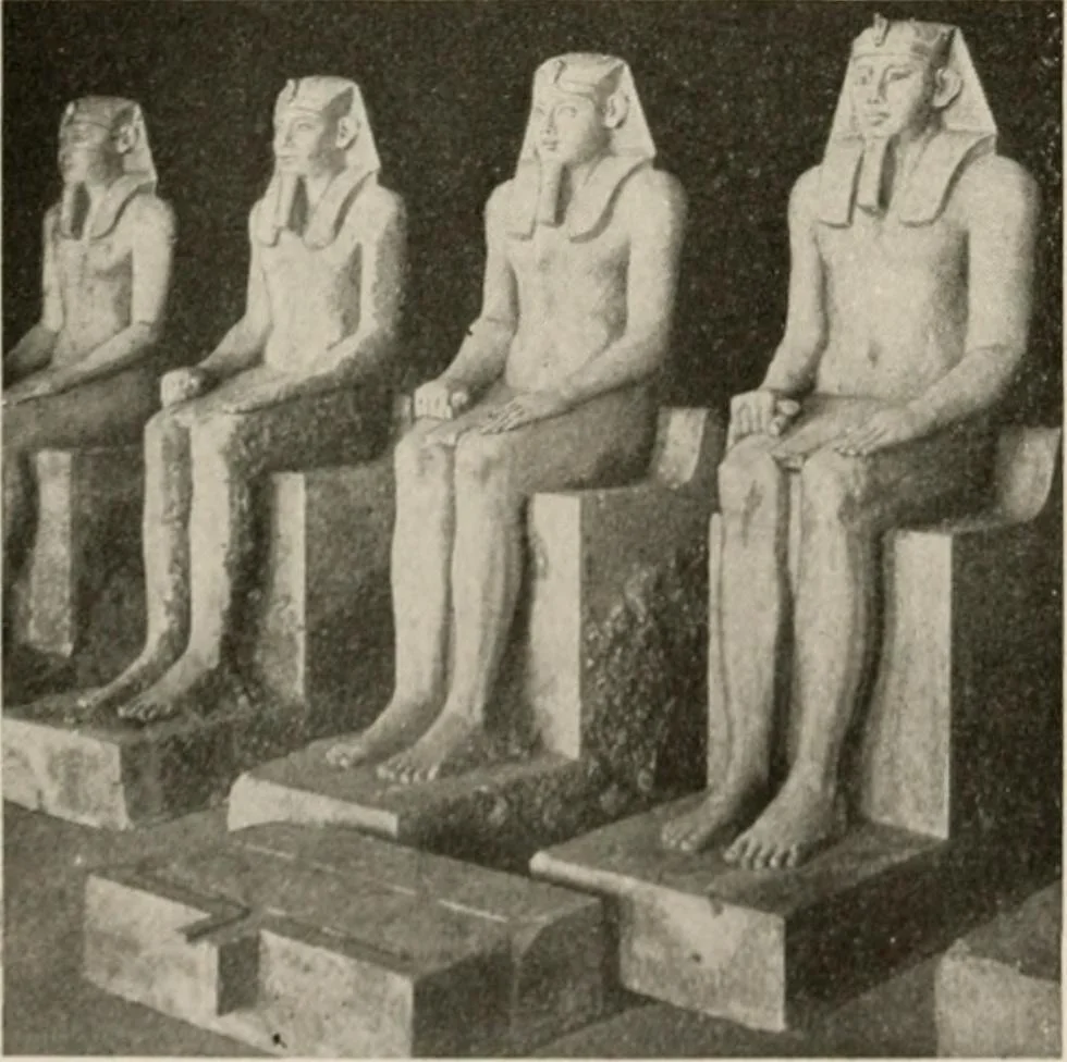 An illustration from Art in Egypt, 1912, leaf 127