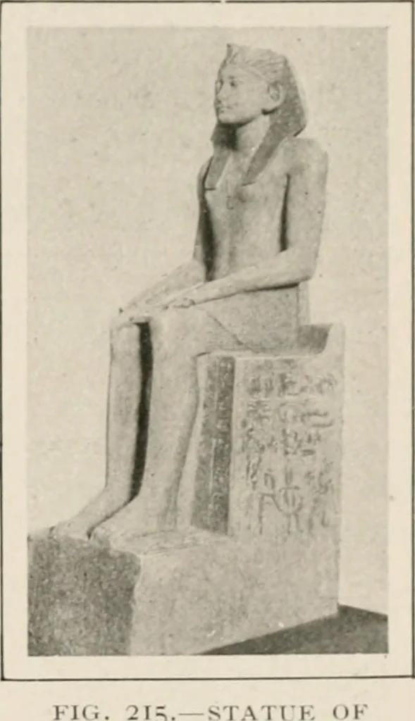 An illustration from Art in Egypt, 1912, leaf 134