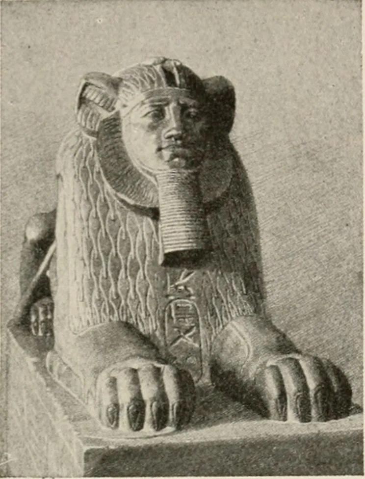An illustration from Art in Egypt, 1912, leaf 135