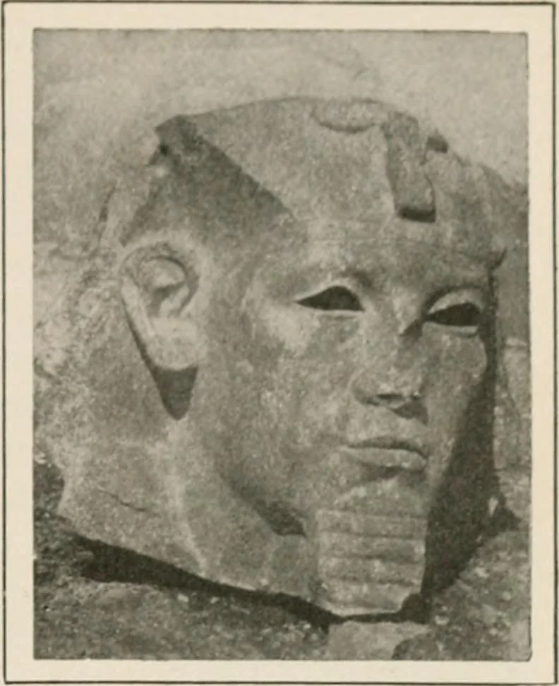 An illustration from Art in Egypt, 1912, leaf 136
