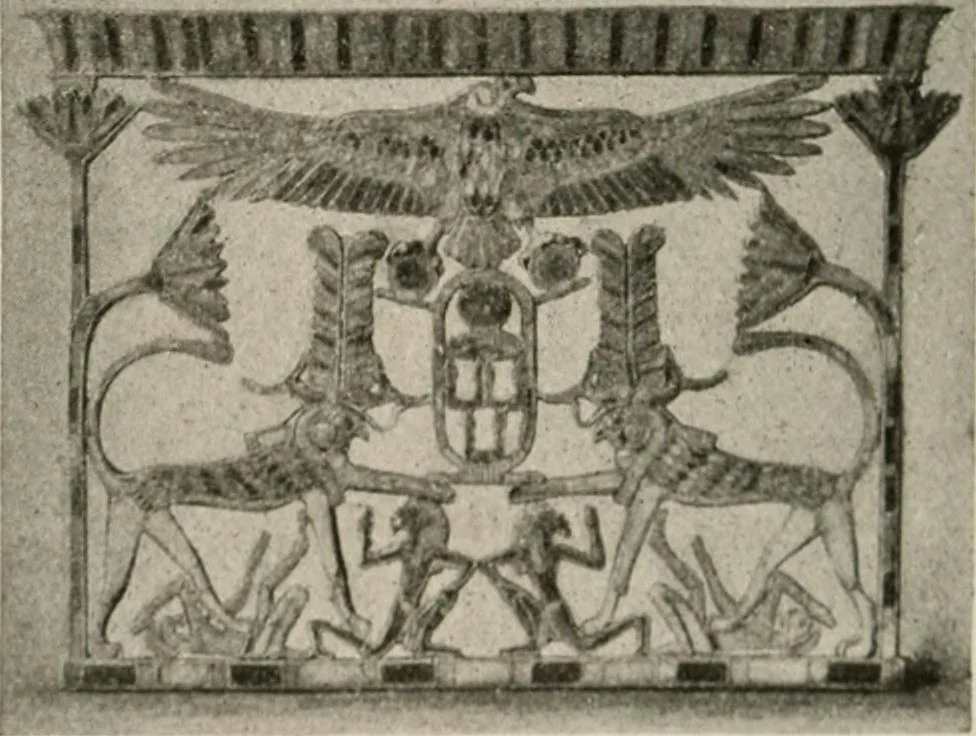 An illustration from Art in Egypt, 1912, leaf 139