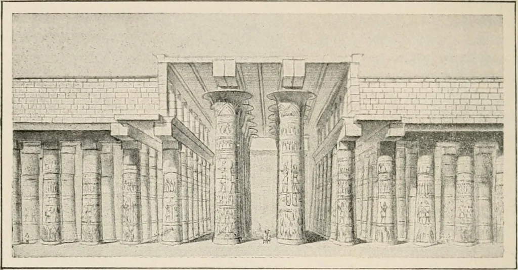 An illustration from Art in Egypt, 1912, leaf 147