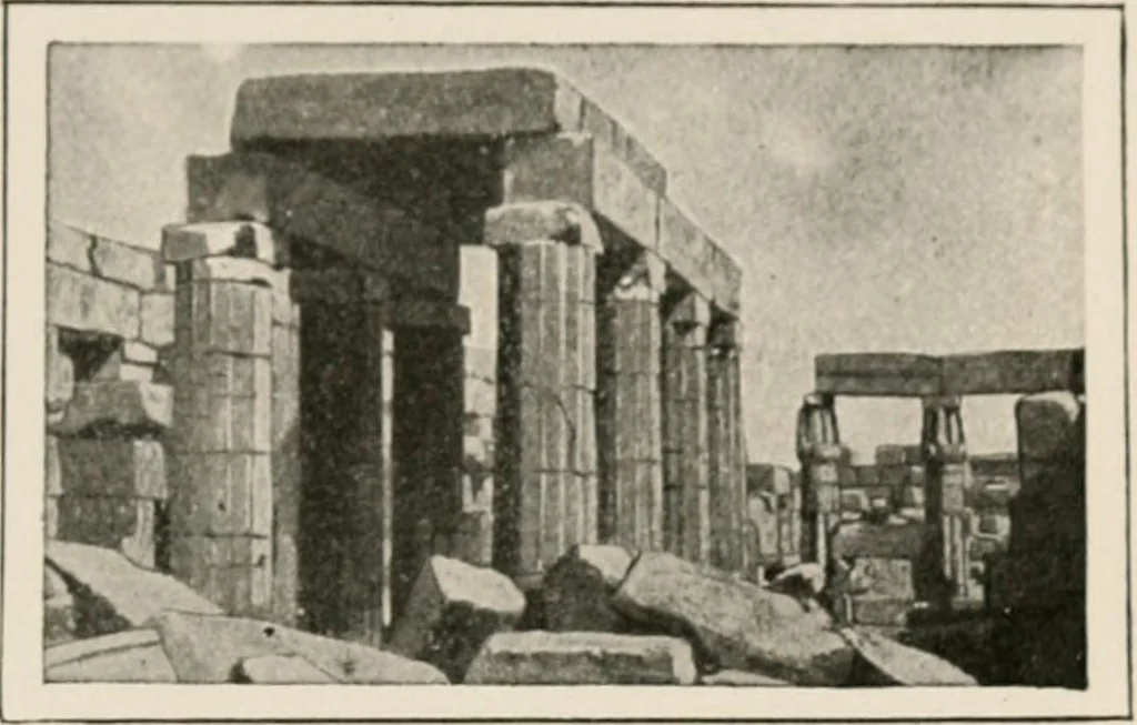 An illustration from Art in Egypt, 1912, leaf 148