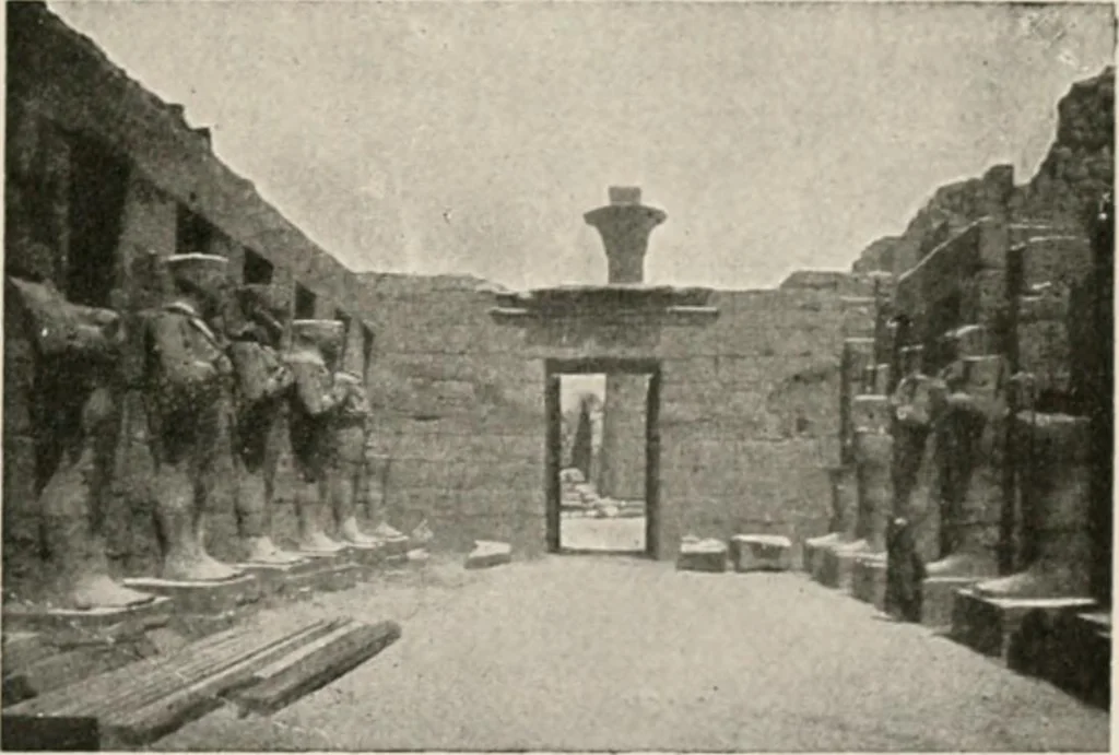 An illustration from Art in Egypt, 1912, leaf 150