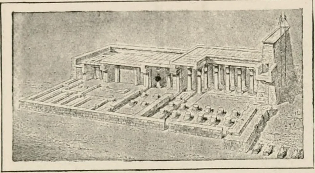 An illustration from Art in Egypt, 1912, leaf 151