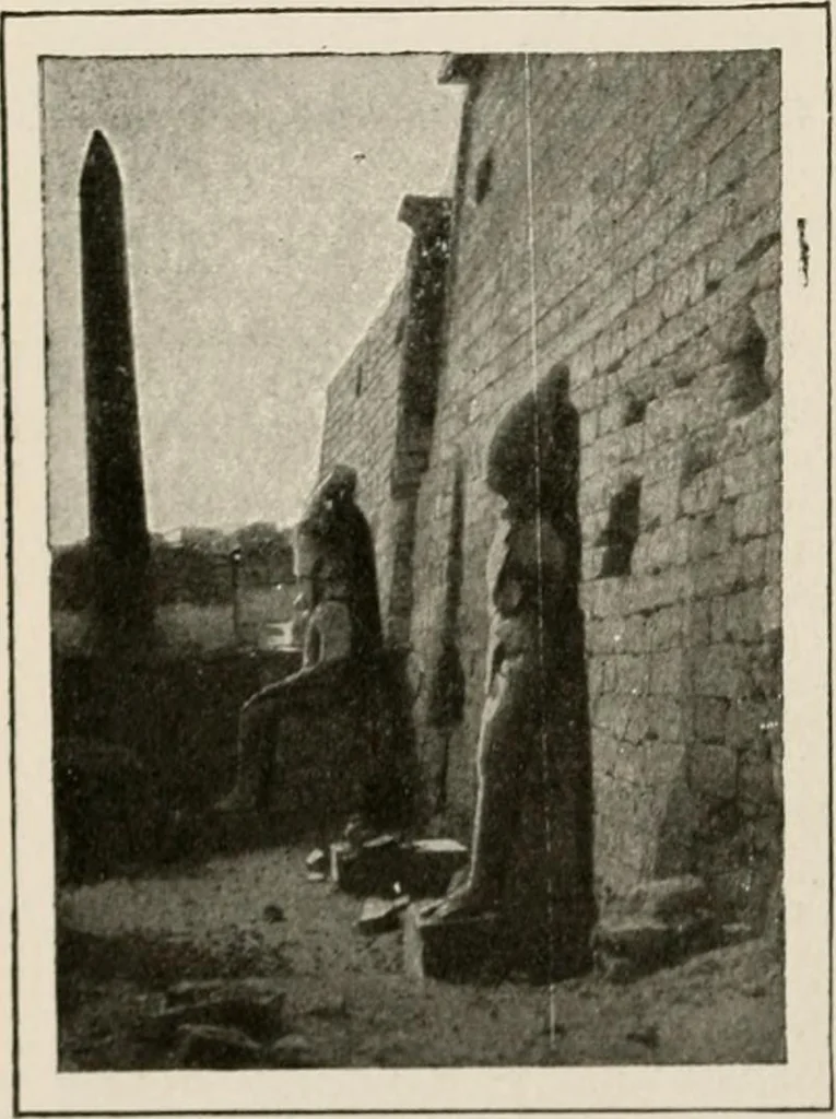 An illustration from Art in Egypt, 1912, leaf 151