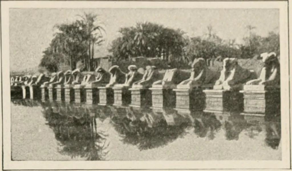 An illustration from Art in Egypt, 1912, leaf 152