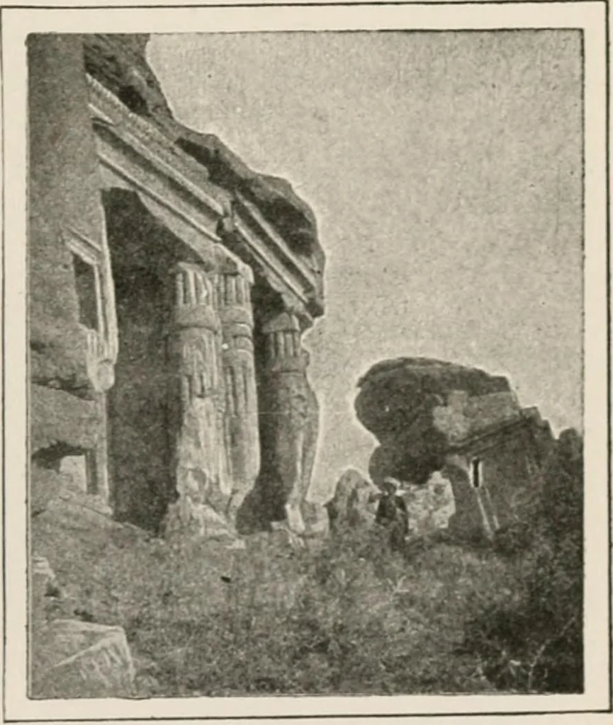 An illustration from Art in Egypt, 1912, leaf 154