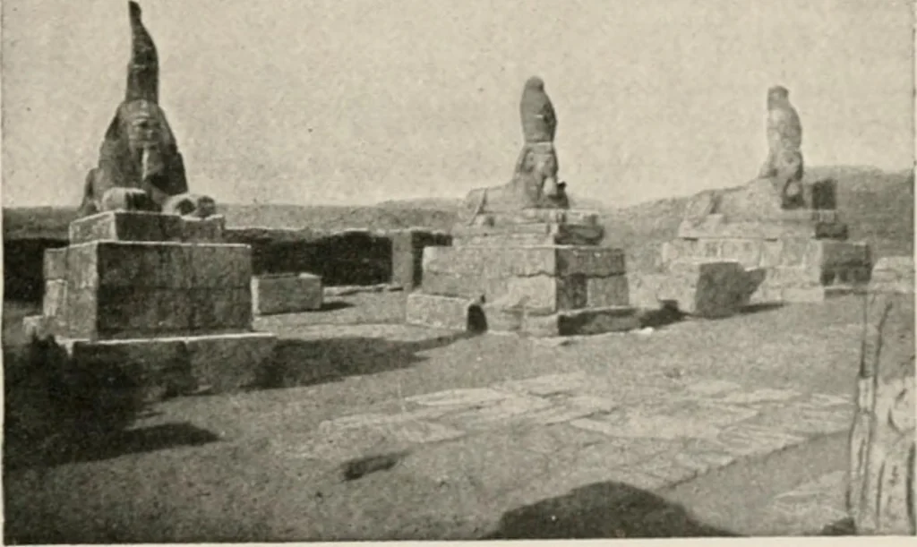 An illustration from Art in Egypt, 1912, leaf 156