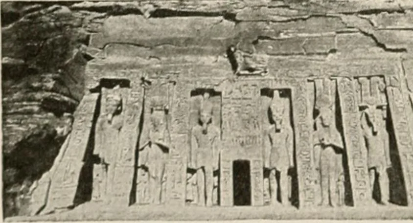 An illustration from Art in Egypt, 1912, leaf 157