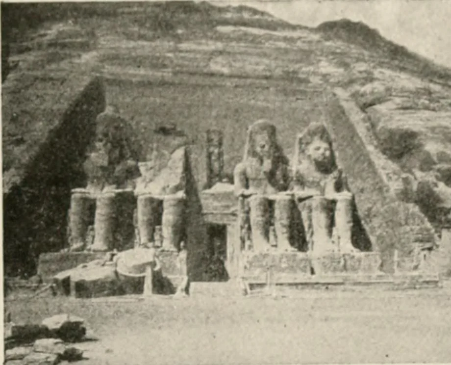 An illustration from Art in Egypt, 1912, leaf 158