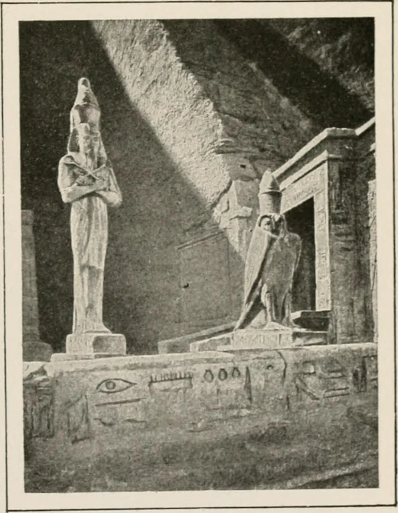An illustration from Art in Egypt, 1912, leaf 158