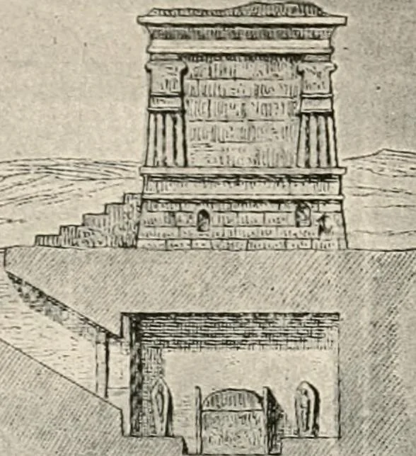 An illustration from Art in Egypt, 1912, leaf 159