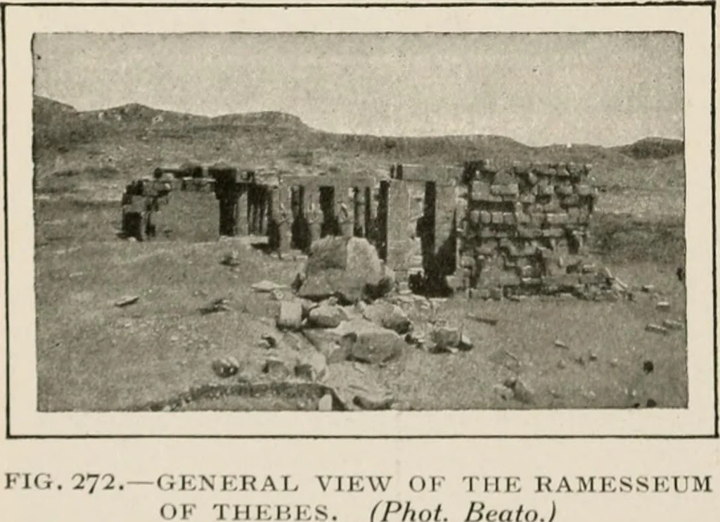 An illustration from Art in Egypt, 1912, leaf 163