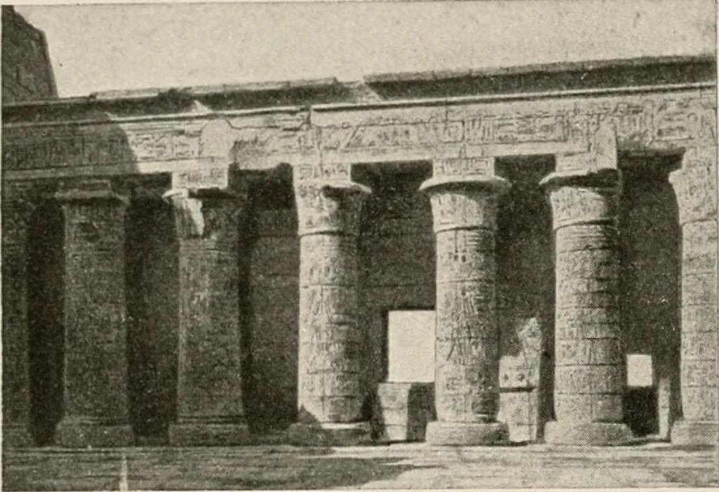 An illustration from Art in Egypt, 1912, leaf 165