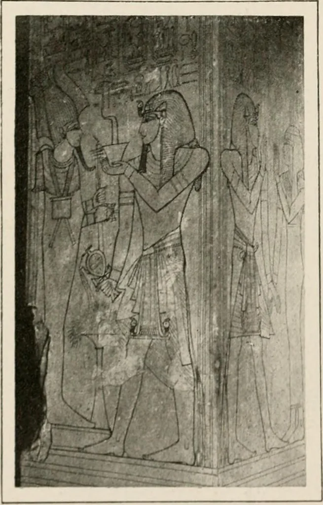 An illustration from Art in Egypt, 1912, leaf 167