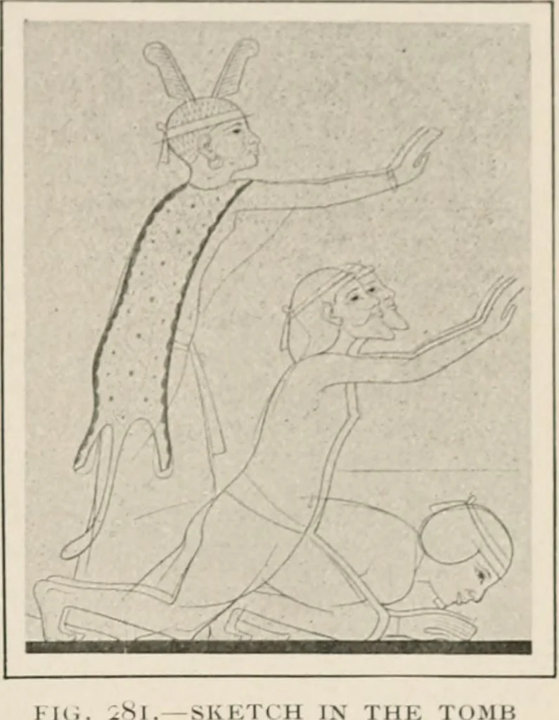 An illustration from Art in Egypt, 1912, leaf 168