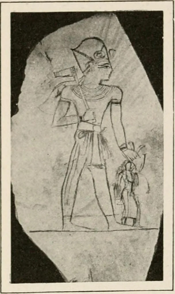 An illustration from Art in Egypt, 1912, leaf 169