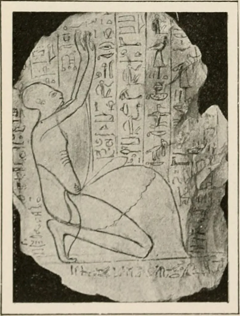 An illustration from Art in Egypt, 1912, leaf 169