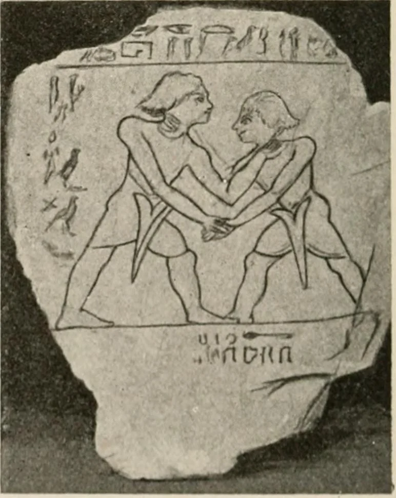 An illustration from Art in Egypt, 1912, leaf 169