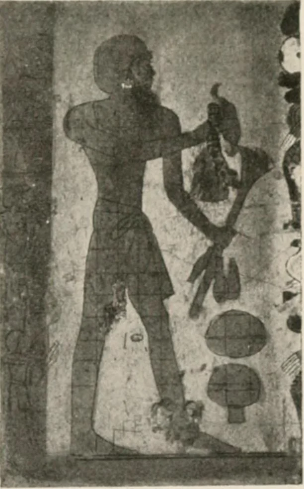 An illustration from Art in Egypt, 1912, leaf 172