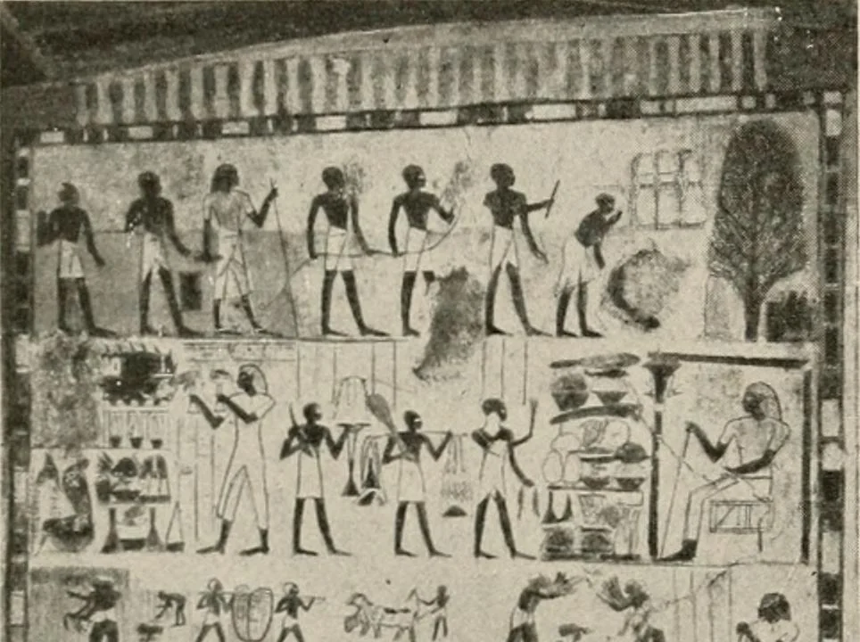 An illustration from Art in Egypt, 1912, leaf 173