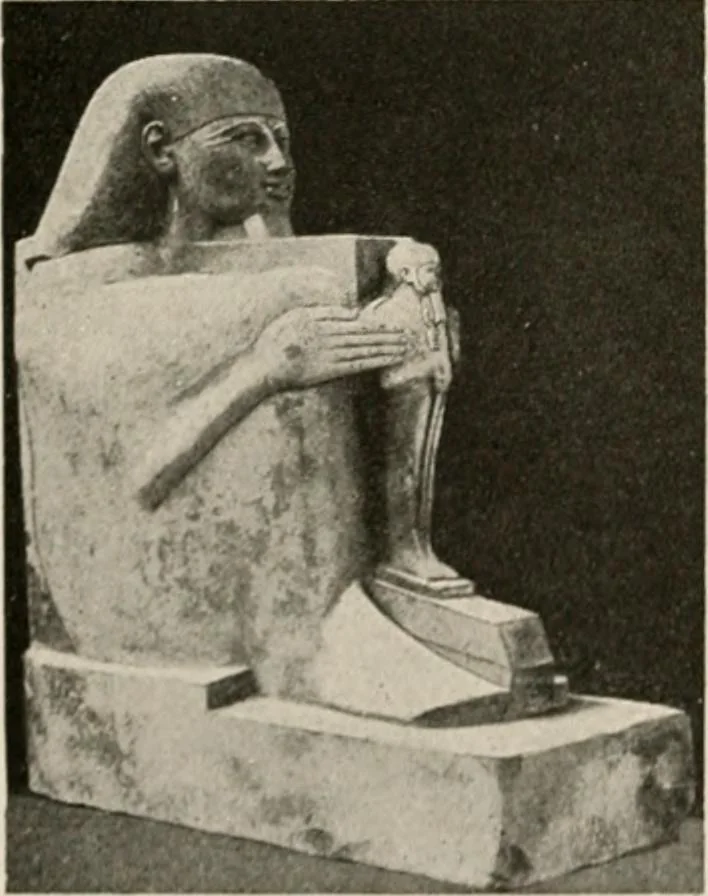 An illustration from Art in Egypt, 1912, leaf 175