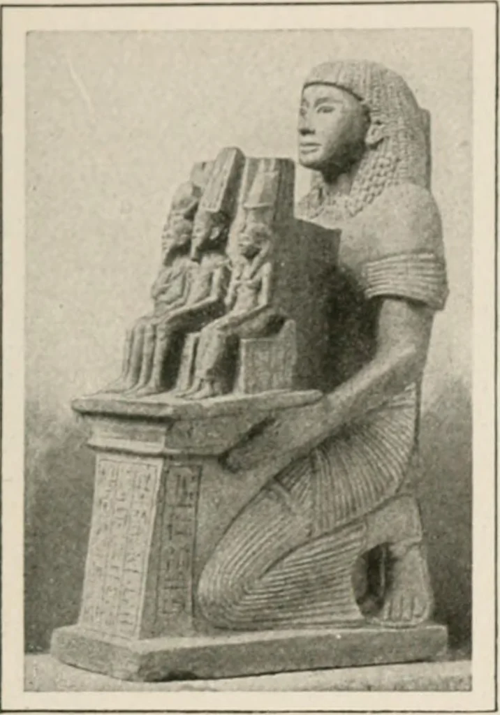 An illustration from Art in Egypt, 1912, leaf 176