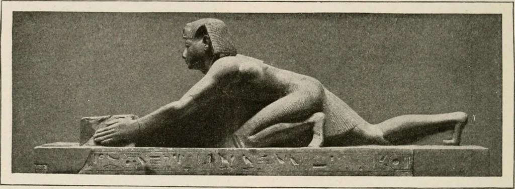 An illustration from Art in Egypt, 1912, leaf 177