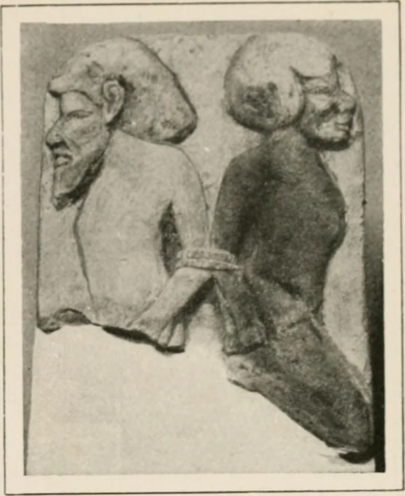 An illustration from Art in Egypt, 1912, leaf 178