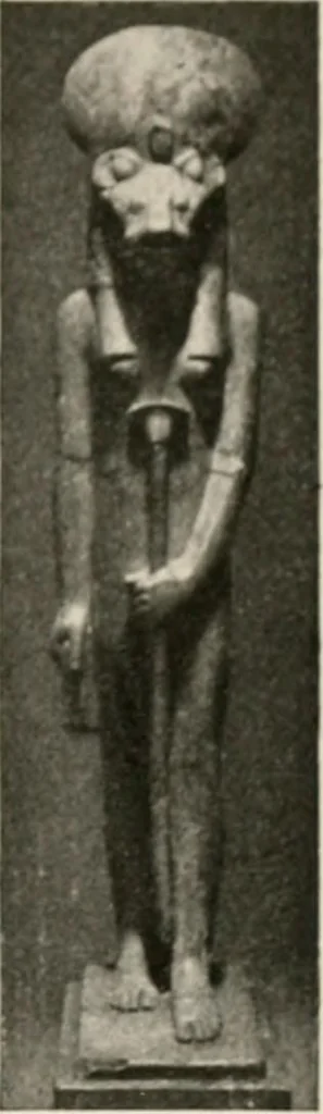 An illustration from Art in Egypt, 1912, leaf 182