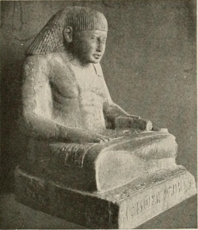 An illustration from Art in Egypt, 1912, leaf 187